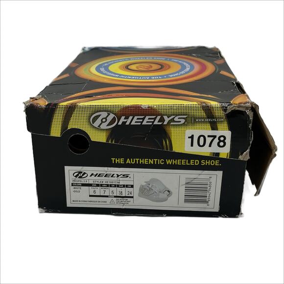 Heeley Propel 2.0 Shoe in White/Gold Size Y6/W7 - Picture 12 of 12